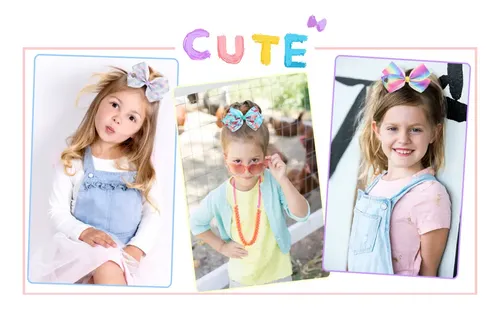 Broche De 12 Pinzas Para El Pelo Con Diseño Infantil Para Ni