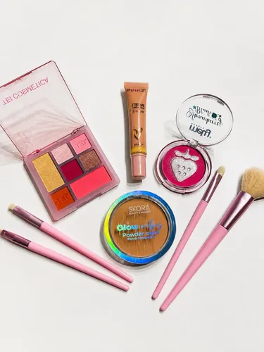 Kit Premium Belleza Completo Con Neceser Maquillaje Skincare