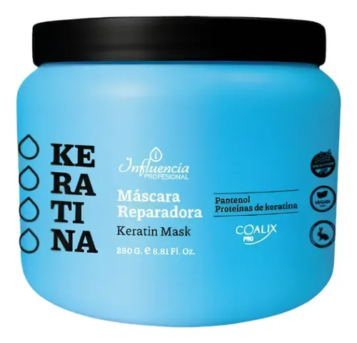 Influencia Keratina Shampoo 300ml + Acond 300ml + Mask 250gr