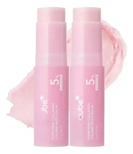 R 2026 New Pink Collagen Volume En Barra Multibálsamo, 2 Uni Rosa