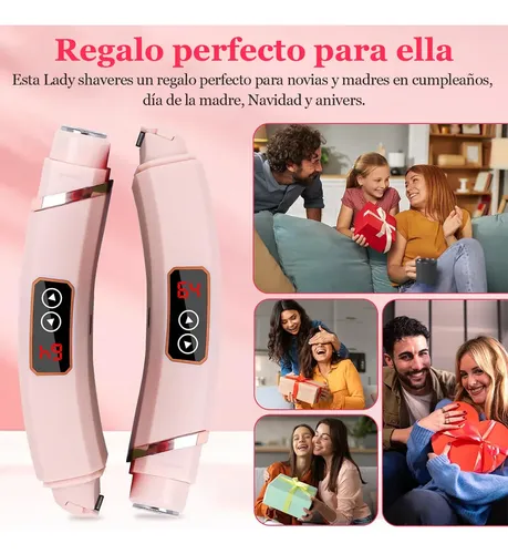 Depiladora Eléctrica Mujer 2en1 Intima Bikini Recargable Rt Rosa