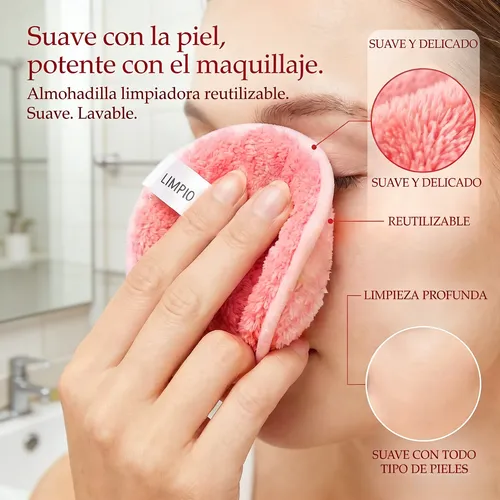 Kit 24 Esponjas Y Accesorios Para Maquillaje Rosa Dfg
