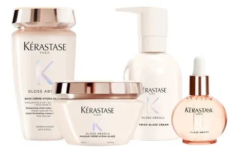 Kit Kerastase Gloss Absolu Brillo/anti-frizz + Neceser