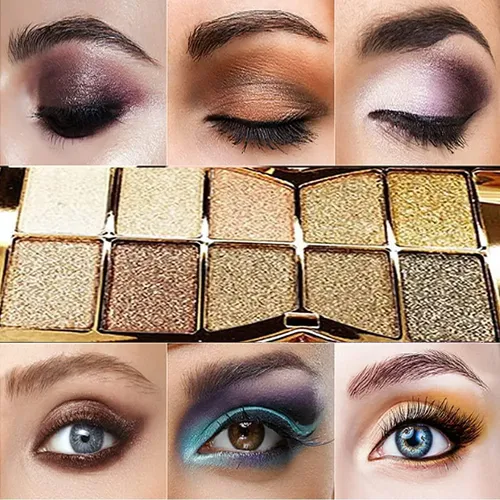 Paleta Glitter Eyeshadow De 10 Colores