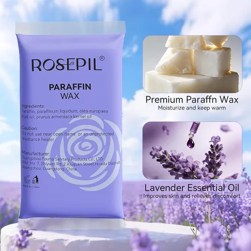 Cera De Parafina Lavanda Rospeil 10 Paquetes Para Uso En
