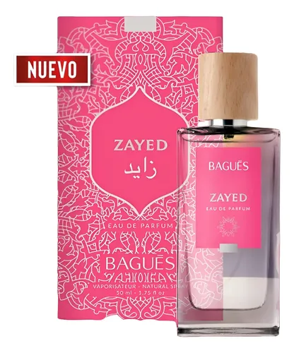 Perfume Bagués Zayed Arabe Floral 50ml Mujeres