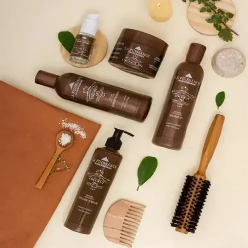Kit Coconut Shampo Acondicionador Crema Peinar Mascara Serum