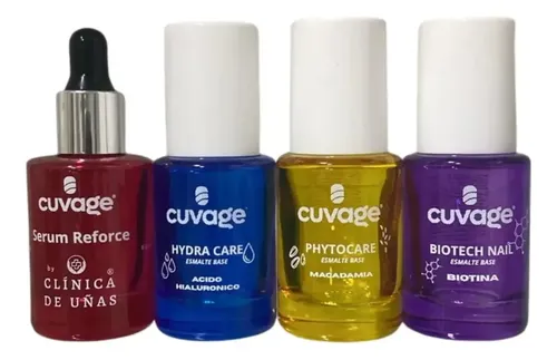 Fortalecedor De Uñas Con Biotina Esmalte Cuvage Traslucido