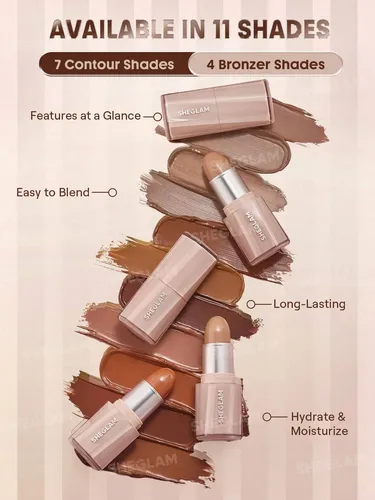Barra De Contorno Y Bronceador Sheglam Buttery Buff