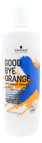 Schwarzkopf Goodbye Orange Shampoo Matizador Vegano 1000ml