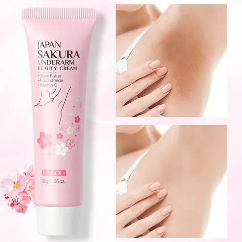 Crema Aclaradora De Axilas Japan Sakura 30g Neutra