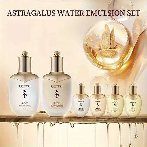 Set Facial Astrágalo 6 Pzs Con Niacinamida Y Hialurónico