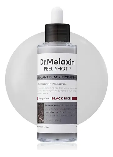 Ampolla Exfoliante Arroz Negro Renovadora Dr. Melaxin 80 Ml