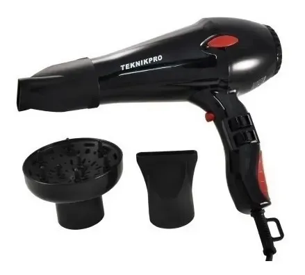 Secador De Pelo Profesional New Turbo Plus 2800 Teknikpro