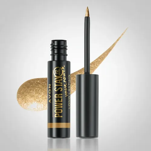 Avon Power Stay Delineador Líquido Ojos72 Hs Gold Rush