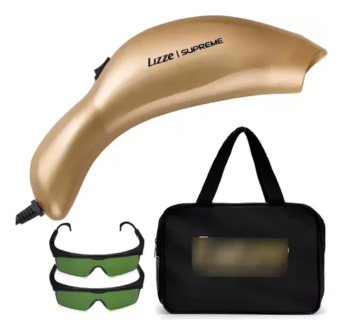 Plancha Pelo Extreme Titanio + Photon Supreme Lizze Color Negro Y Dorado