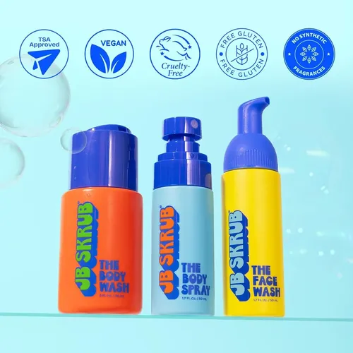 Set Cuidado Piel Infantil Jb Skrub Travel Trio