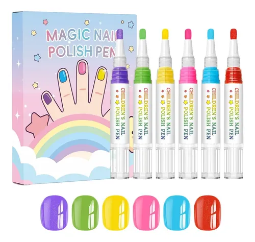Bolígrafos De Uñas Para Niños – Marcadores De Arte De Uñas,