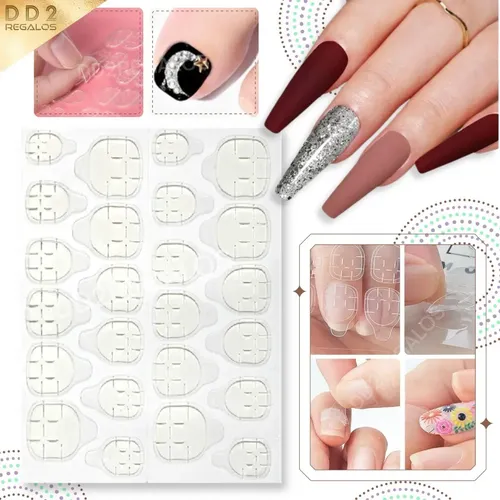 Sticker Adhesivo Pegamento Para Tips Uñas Postizas Cinta