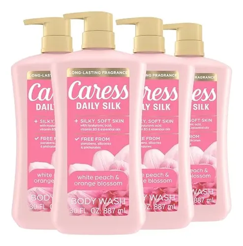 Jabón Corporal Caress Daily Silk Durazno Blanco Flor De