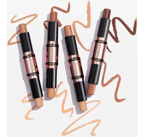 Base De Contorno Dúo Revolution Beauty Medio (0.3 Oz)