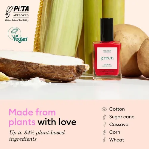 Esmalte Vegano Rápido Secado Bubble Manucurist 0.5 Oz