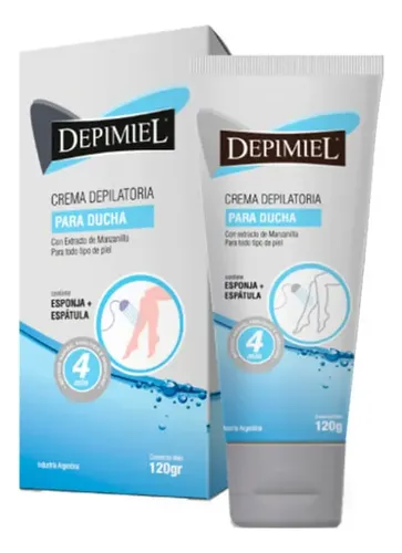 Crema Depilatoria Para Ducha Depimiel Con Manzanilla X 120g