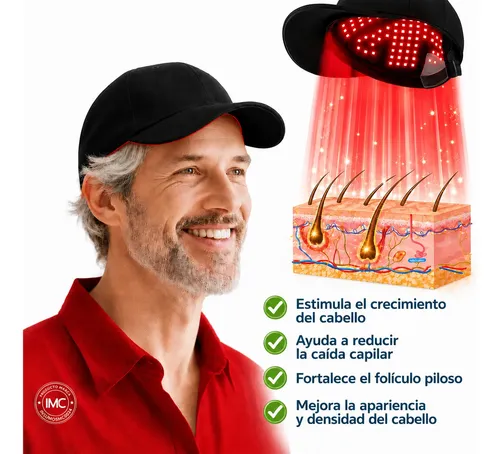 Gorra Laser Para El Crecimiento Del Cabello Fototerapia Led