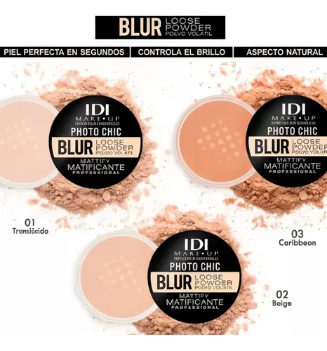 Idi Make Up – Polvo Volátil Matificante Photo Chic Blur X 7g