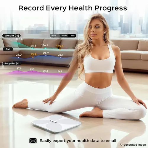 Báscula De Baño Digital Wyze Smart Scale X Butterfly Blanco