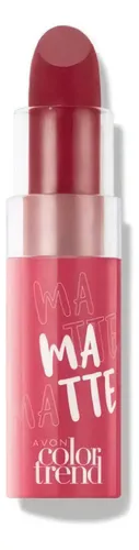 Labial Kiss Matte Color Trend Avon 3.6g Color Vino Tinto