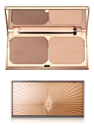 Paleta Charlotte Tilbury Filmstar Bronze & Glow para Iluminar y Broncear Tono Light-Medium