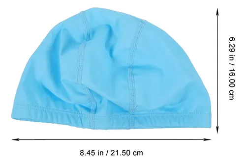 Gorro De Natación Grande De Pu Para Adultos, Gorro De Baño A