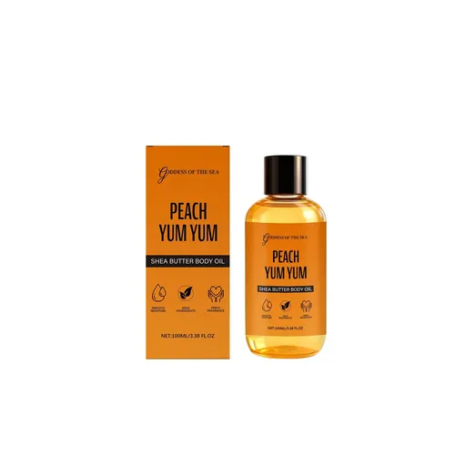 Aceite Corporal De Manteca De Karité Amz Con Aroma A Melocot