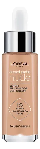 Base De Maquillaje En Sérum True Match Serum Tono 3-4 Light Medium 30ml L’oréal Paris