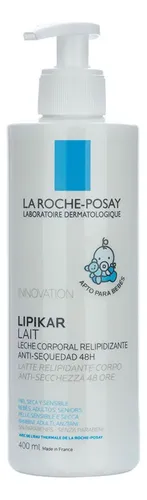 La Roche Posay Lipikar Leche Corporal Hidratante Calmante Pieles Sensibles 400ml Fragancia Delicada Tipo de envase Botella