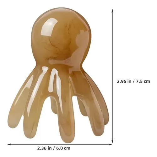 Peine Masajeador De Pulpo, Herramienta Gua Sha De Resina