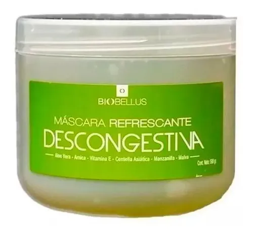 Máscara Refrescante Descongestiva Biobellus X250g
