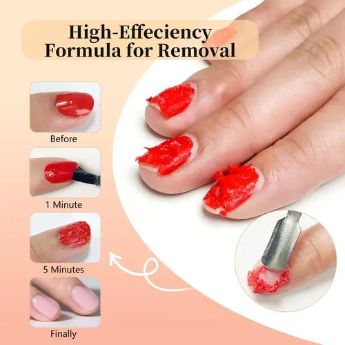 Kit Removedor De Esmalte De Uñas En Gel Jodsone 5 En 1