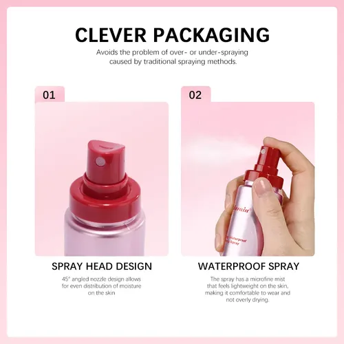 Spray Fijador De Maquillaje Matificante Lakerain, 60 Ml