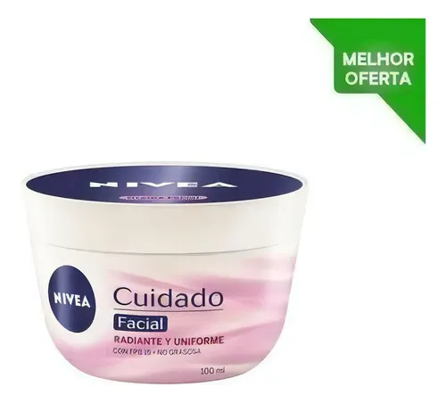 Crema Radiante y Uniforme Nivea Cuidado Facial para todo tipo de piel de 100mL