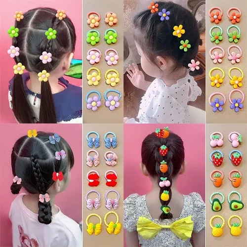 Ligas De Pelo Para Bebé Sin Daño, Bandas Elásticas Para Niña