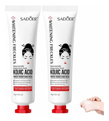 Crema De Manos Con Ácido Kójico Sadoer, Blanqueadora Con Áci