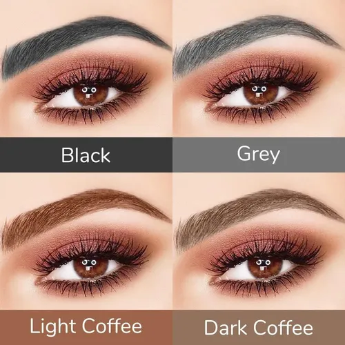Lápiz Waterproof Para Cejas 4 Puntas Light Brown Fiopet