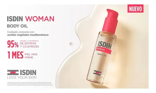 Isdin Woman Aceite Corporal Anti Estrías Y Cicatrices X100ml