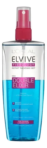 Spray Fibralogy Doble Elixir No Frizz Brillo Cuidado Térmico