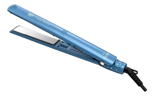 Planchita De Pelo Ga.ma Italy Elegance 3d Blue Titanio Azul