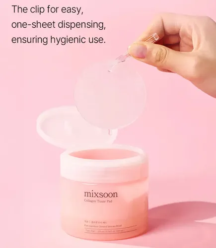 Mixsoon Collagen Toner Pad 110 Pads De Colageno 170 Ml Corea Momento De Aplicación Día/noche Tipo De Piel Todo Tipo De Piel