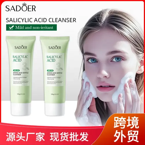 Limpiador Facial Con Ácido Salicílico Para El Tratamiento De