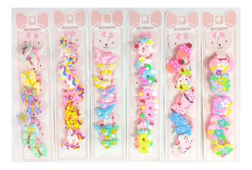 Pack X 3 Blisters Colitas De Pelo Infantil Surtidos (30 U.)